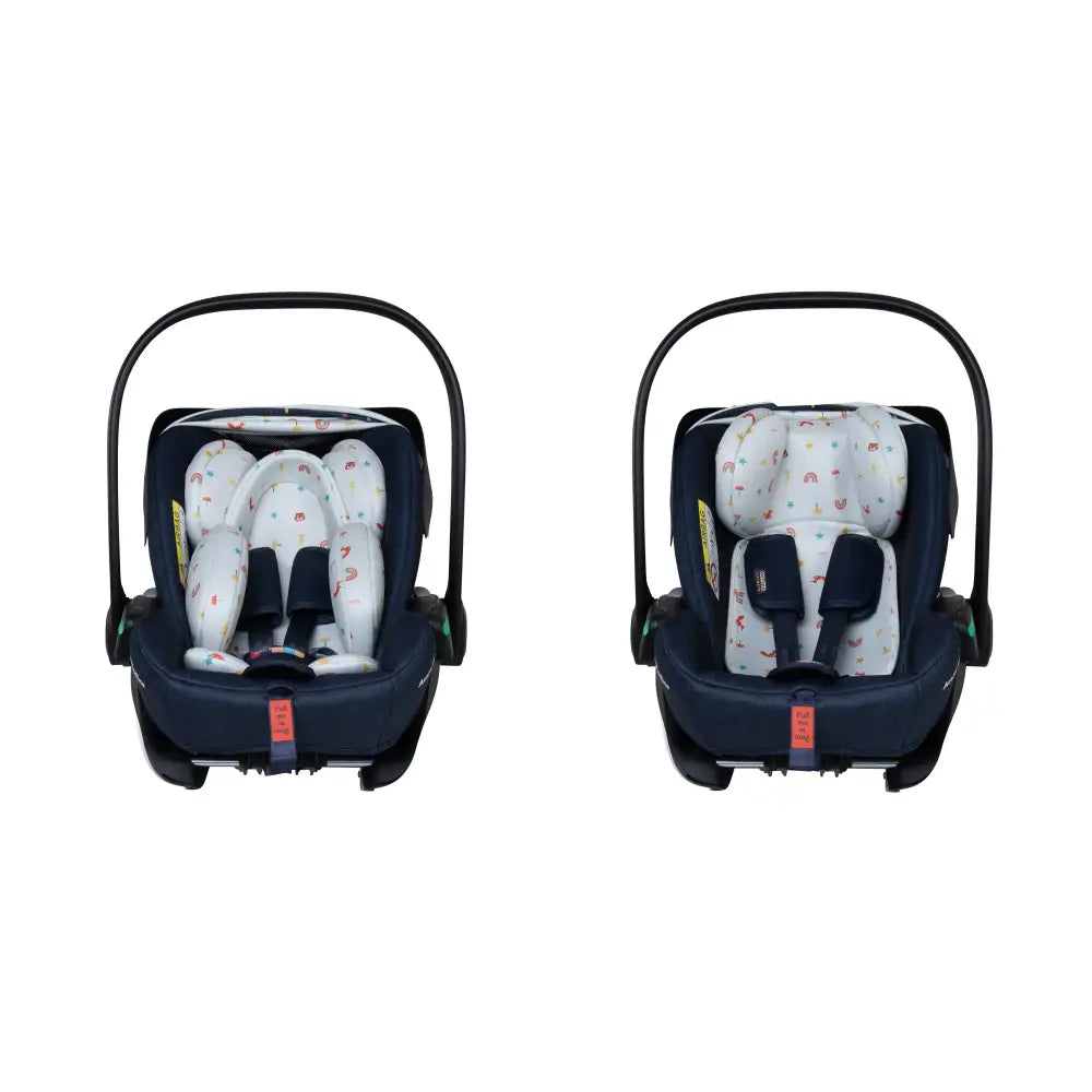 Cosatto Acorn Recline i-Size 0+ Car Seat – Doodle Days | Reclining Infant Seat from Birth (40–87cm)