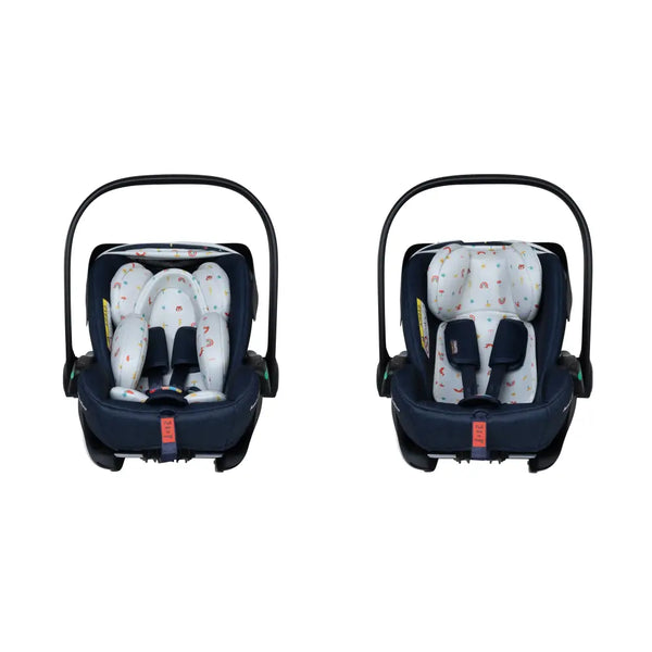 Cosatto Acorn Recline i-Size 0+ Car Seat – Doodle Days | Reclining Infant Seat from Birth (40–87cm)