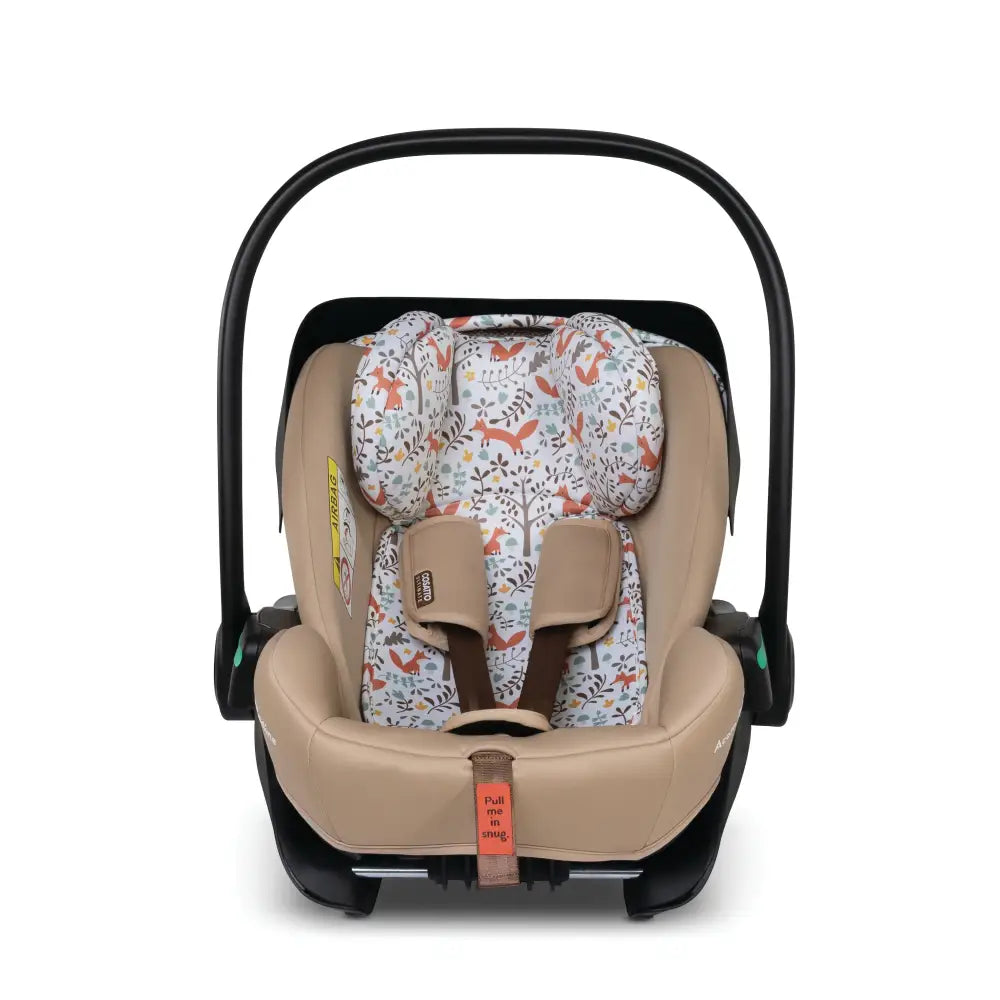 Cosatto Acorn Recline i-Size 0+ Car Seat – Foxford Hall | Reclining Infant Seat from Birth (40–87cm)