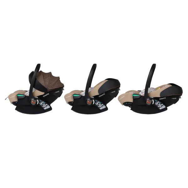 Cosatto Acorn Recline i-Size 0+ Car Seat – Foxford Hall | Reclining Infant Seat from Birth (40–87cm)
