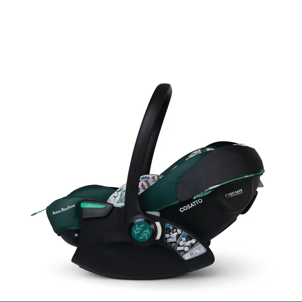 Cosatto Acorn Recline i-Size 0+ Car Seat – Masquerade | Reclining Infant Seat from Birth (40–87cm)
