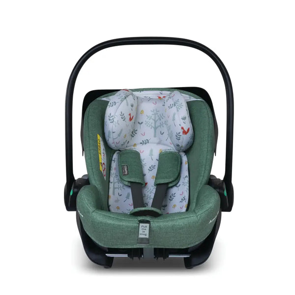 Cosatto Acorn Recline i-Size 0+ Car Seat – Meadow | Reclining Infant Seat from Birth (40–87cm)