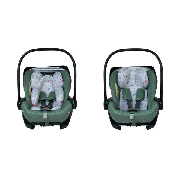 Cosatto Acorn Recline i-Size 0+ Car Seat – Meadow | Reclining Infant Seat from Birth (40–87cm)