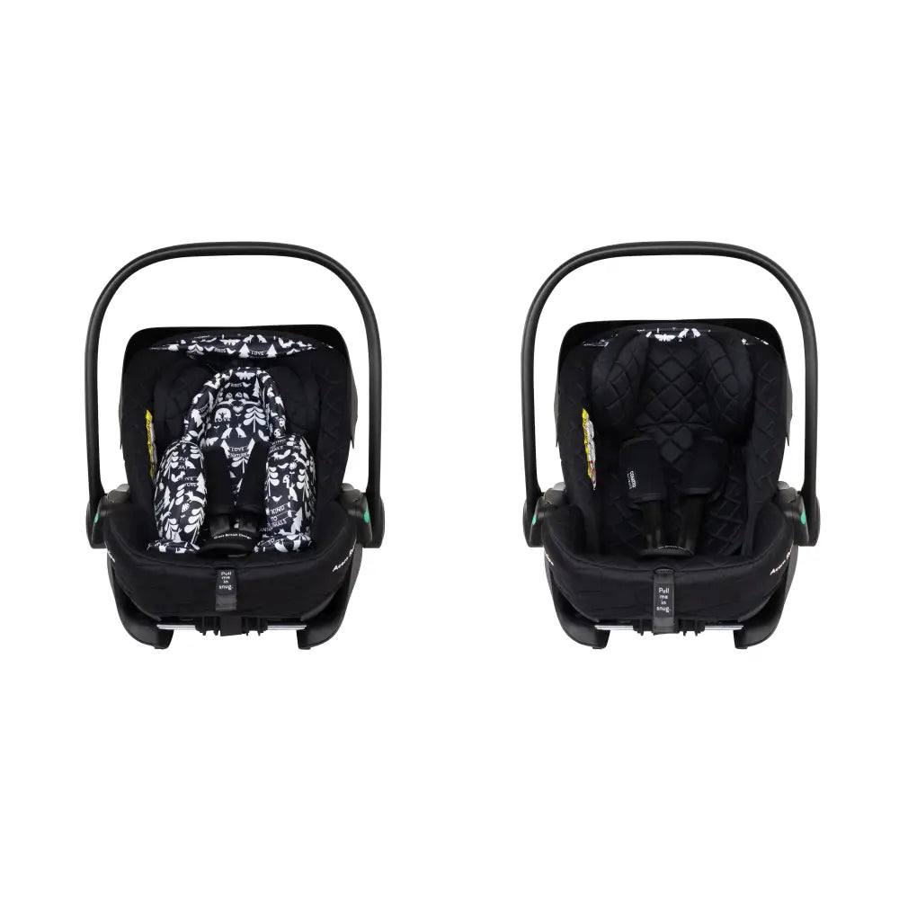 Cosatto Acorn Recline i-Size 0+ Car Seat – Silhouette | Reclining Infant Seat from Birth (40–87cm)