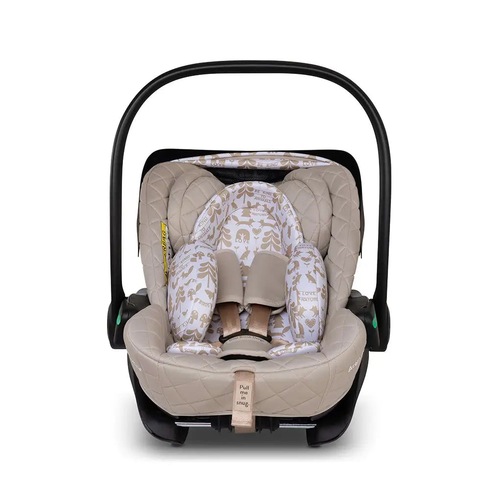Cosatto Acorn Recline i-Size 0+ Car Seat – Whisper | Reclining Infant Seat from Birth (40–87cm)