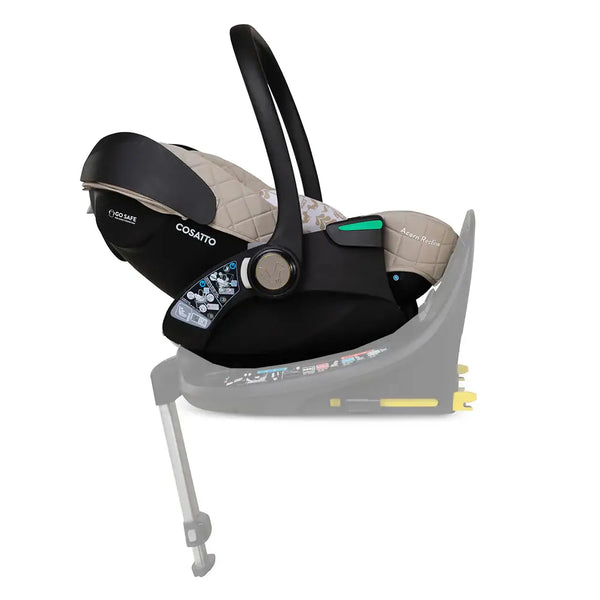 Cosatto Acorn Recline i-Size 0+ Car Seat – Whisper | Reclining Infant Seat from Birth (40–87cm)