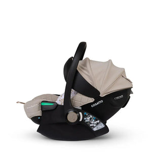 Cosatto Acorn Recline i-Size 0+ Car Seat – Whisper | Reclining Infant Seat from Birth (40–87cm)