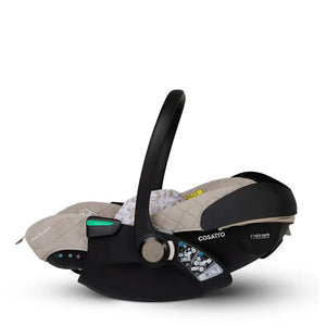 Cosatto Acorn Recline i-Size 0+ Car Seat – Whisper | Reclining Infant Seat from Birth (40–87cm)