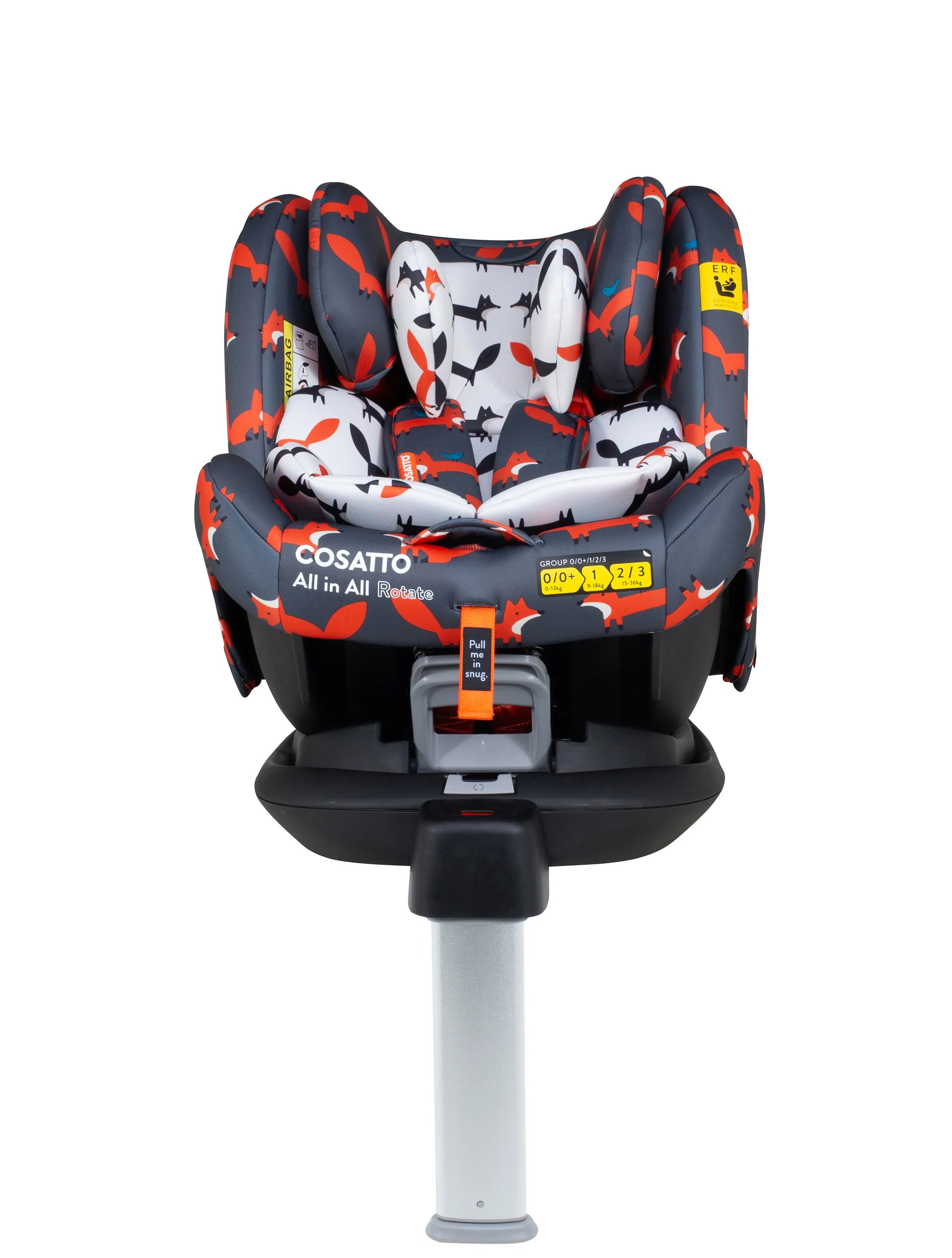 Cosatto All in All Rotate Group 0+123 Car Seat Charcoal Mister Fox General Cosatto