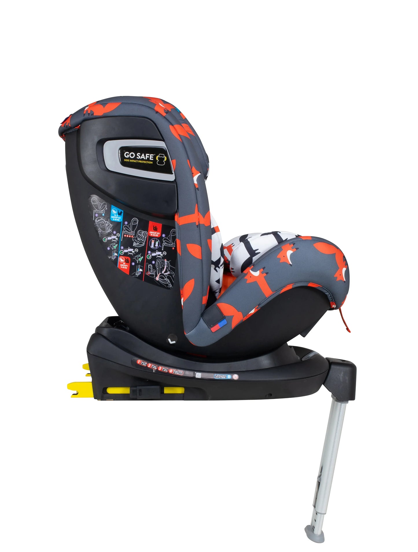 Cosatto All in All Rotate Group 0+123 Car Seat Charcoal Mister Fox General Cosatto