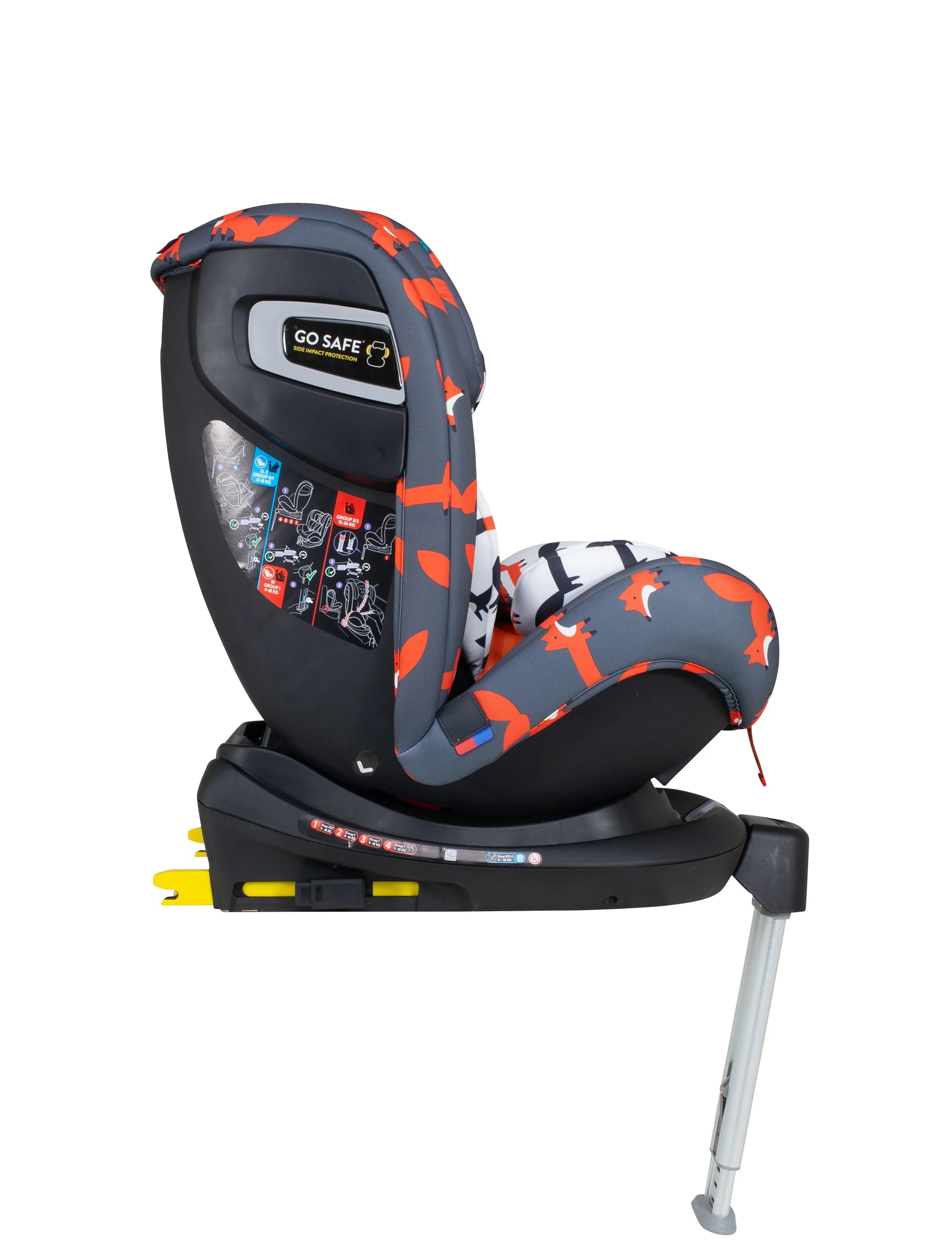 Cosatto All in All Rotate Group 0+123 Car Seat Charcoal Mister Fox General Cosatto