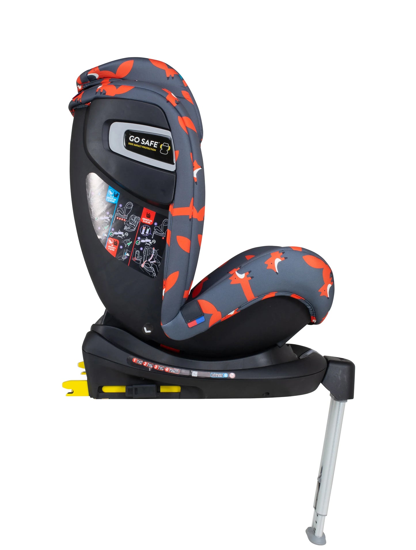 Cosatto All in All Rotate Group 0+123 Car Seat Charcoal Mister Fox General Cosatto