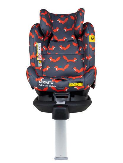 Cosatto All in All Rotate Group 0+123 Car Seat Charcoal Mister Fox General Cosatto