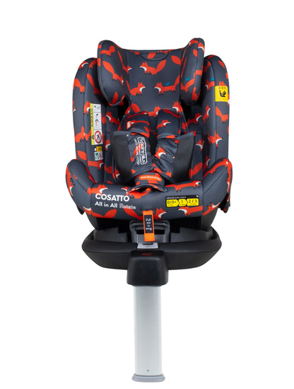Cosatto All in All Rotate Group 0+123 Car Seat Charcoal Mister Fox General Cosatto