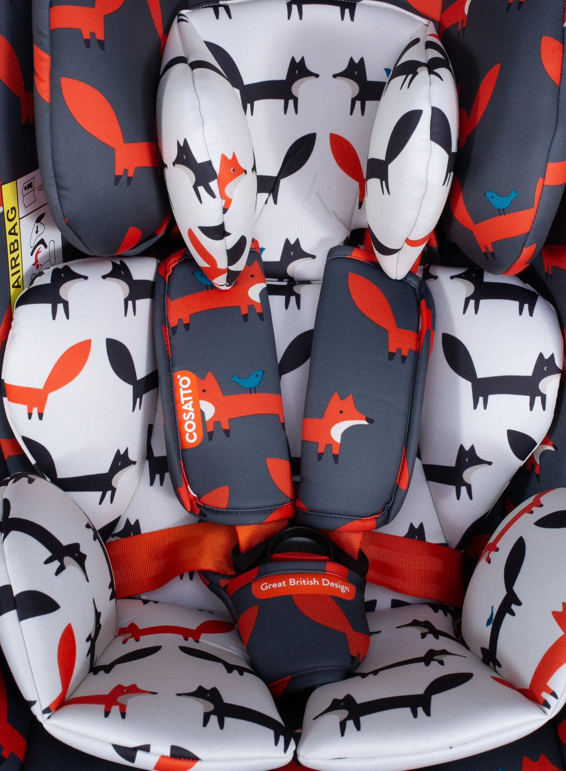 Cosatto All in All Rotate Group 0+123 Car Seat Charcoal Mister Fox General Cosatto