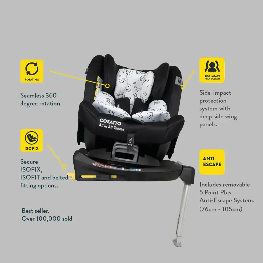 Cosatto All in All Rotate Group 0+123 - Beep Beep General Cosatto
