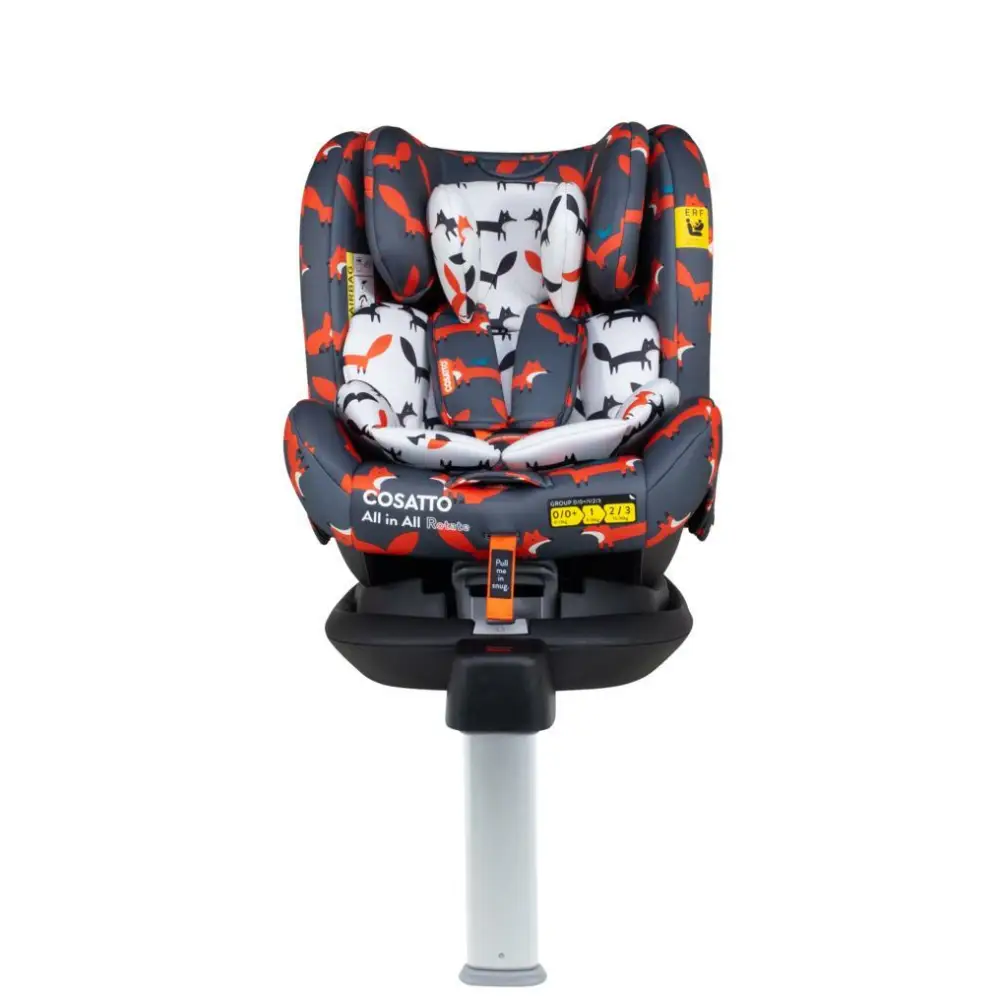 Cosatto All in All Rotate Group 0+123 Car Seat Charcoal Mister Fox  Cosatto   