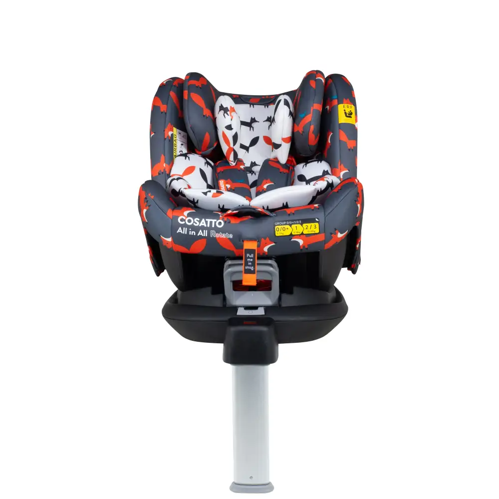 Cosatto All in All Rotate Group 0+123 Car Seat Charcoal Mister Fox General Cosatto