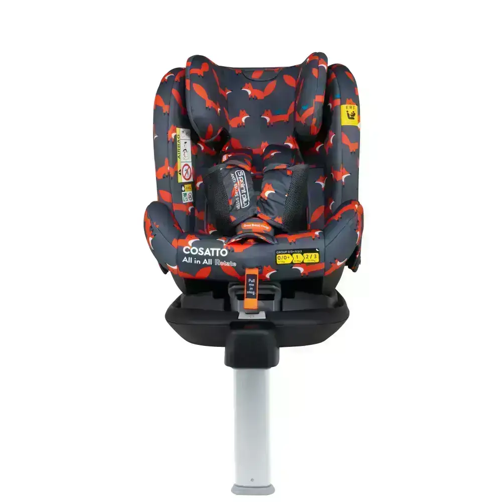 Cosatto General Cosatto All in All Rotate Group 0+123 Car Seat Charcoal Mister Fox