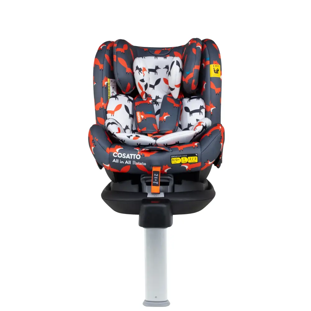 Cosatto All in All Rotate Group 0+123 Car Seat Charcoal Mister Fox General Cosatto