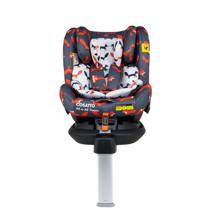 Cosatto All in All Rotate Group 0+123 Car Seat Charcoal Mister Fox General Cosatto