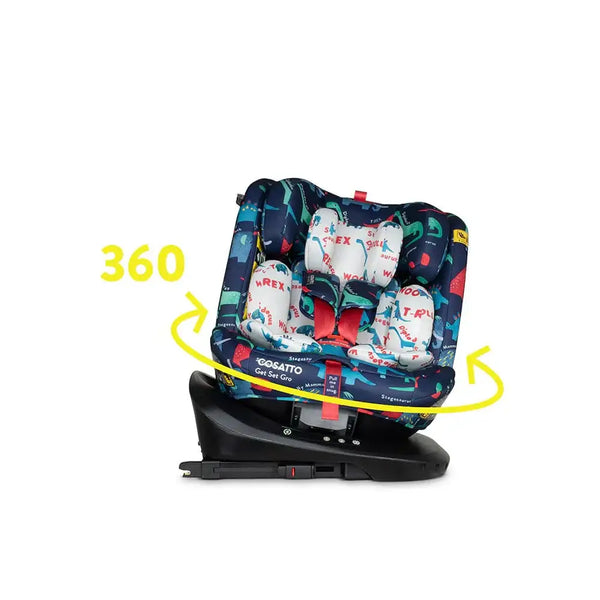 Cosatto Get Set Gro i-Size 360 Car Seat D is for Dino Cosatto