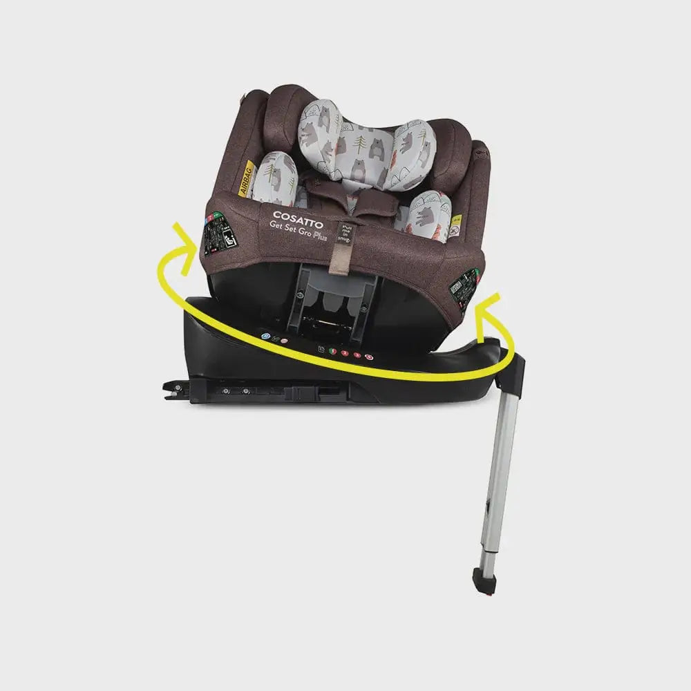 Cosatto Get Set Gro Plus i-Size 360 Car Seat - Bear Hug Cosatto