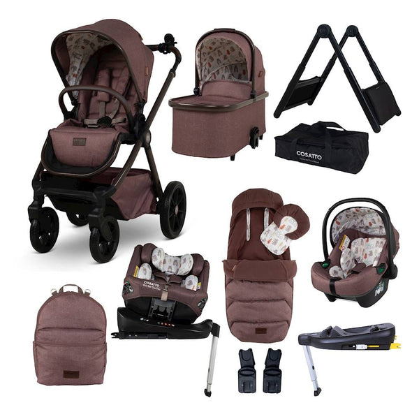 Cosatto Giggle4 Special Edition Everything Home and Travel All Stages Bundle - Bear hug Cosatto