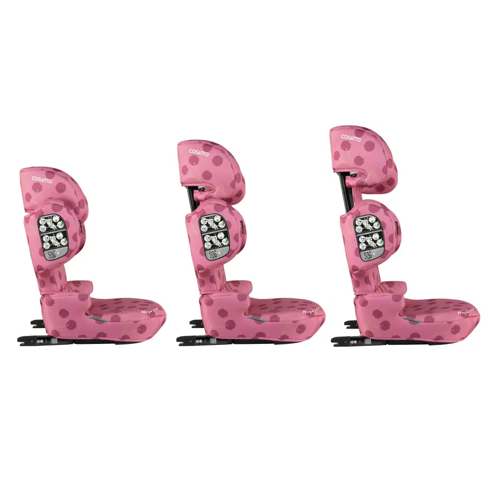 Cosatto Ninja Go i-Sized Travel Car Seat - Cherry Pie Cosatto