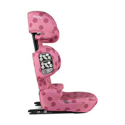Cosatto Ninja Go i-Sized Travel Car Seat - Cherry Pie Cosatto