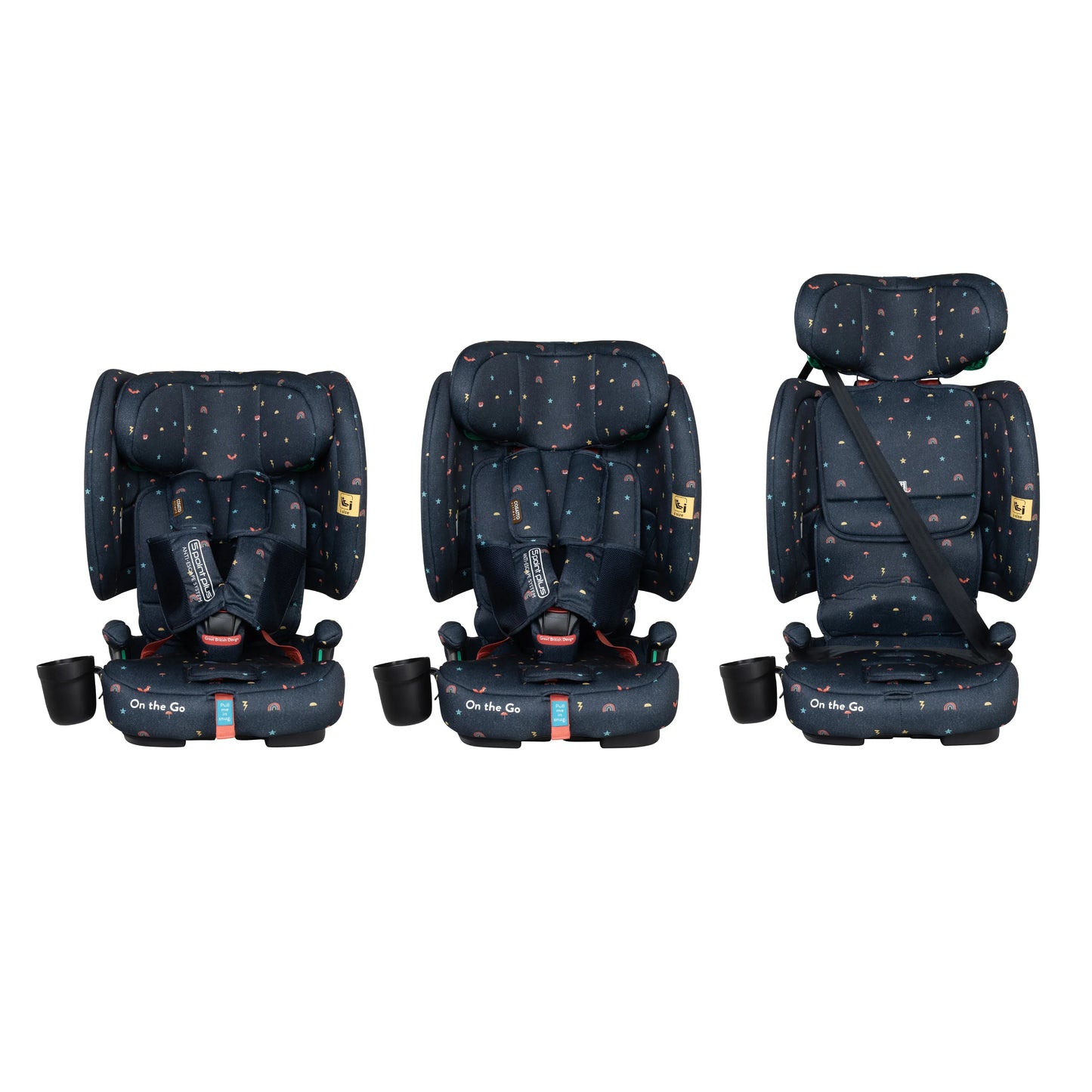 Cosatto On The Go i-Size Travel Car Seat - Doodle Days Cosatto