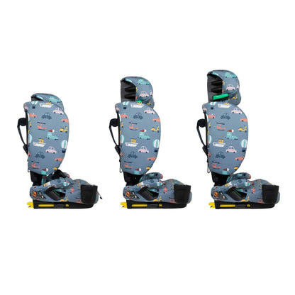 Cosatto On The Go i-Size Travel Car Seat Itchy Feet Sky Cosatto