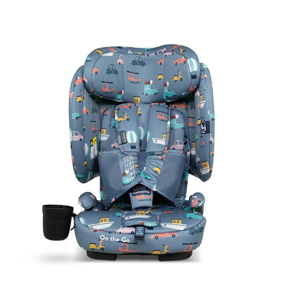 Cosatto On The Go i-Size Travel Car Seat Itchy Feet Sky Cosatto