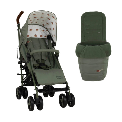 Cosatto Stroller Supa 3 Hoglet + Footmuff & Rain cover