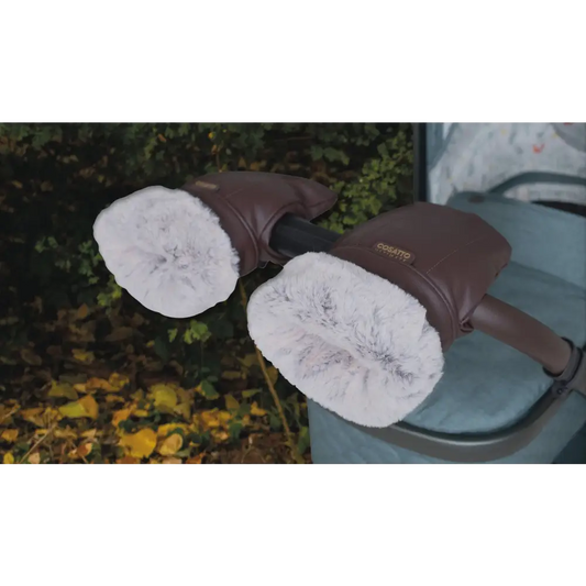 Cosatto Ultimate Heated Snuggle Mitts Brown Cosatto