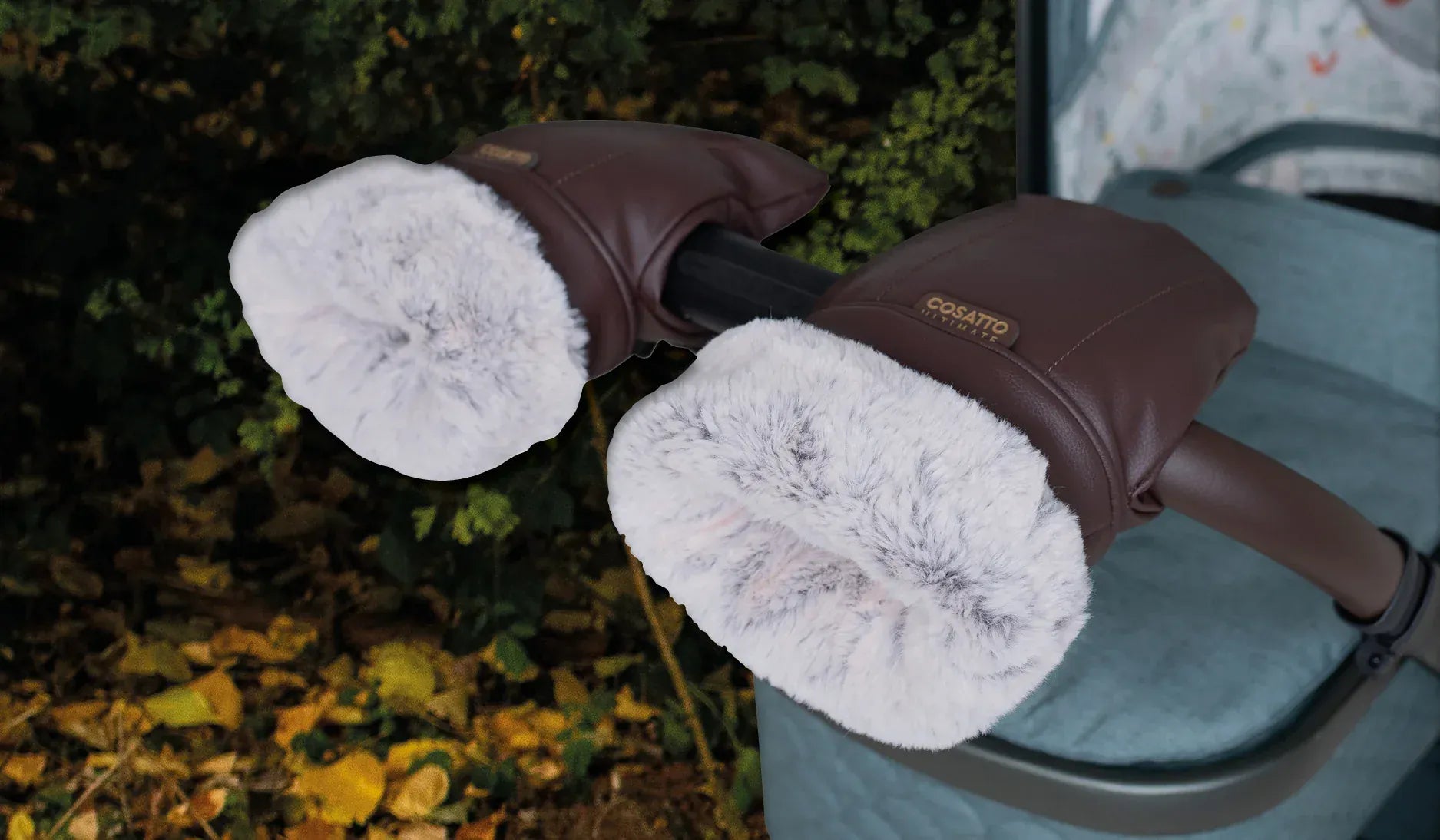 Cosatto Ultimate Heated Snuggle Mitts Brown Cosatto