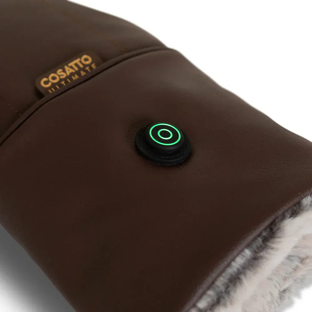 Cosatto Ultimate Heated Snuggle Mitts Brown Cosatto