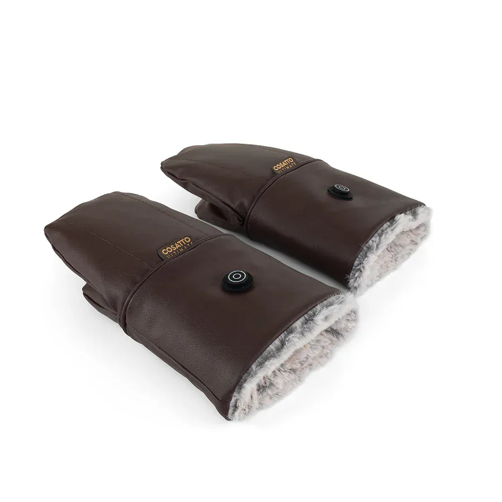 Cosatto Ultimate Heated Snuggle Mitts Brown Cosatto