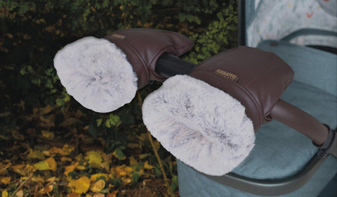 Cosatto Ultimate Heated Snuggle Mitts Brown