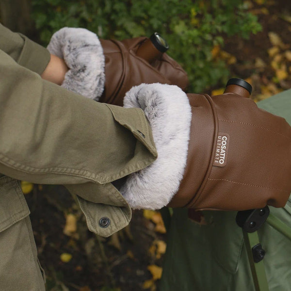 Cosatto Ultimate Heated Snuggle Mitts Tan Cosatto