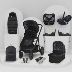 Cosatto Wow 3 All Stage Family Rotate & Recline 2 Base Travel System Bundle – Silhouette