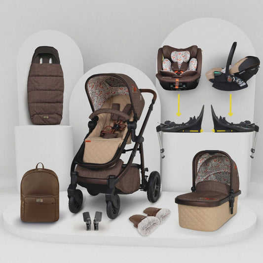 Cosatto Wow 3 All Stage Family Rotate & Recline 2 Base Travel System Bundle – Foxford Hall Cosatto