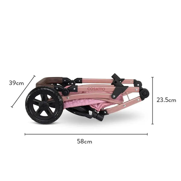 Cosatto Wow 3 in 1 Dolls Pram with Rain cover - Camille Cosatto