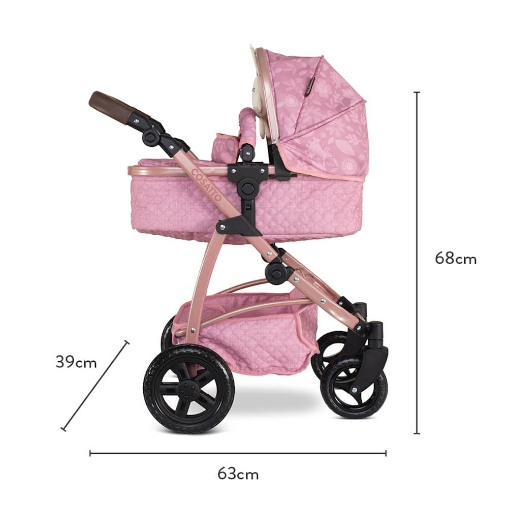 Cosatto Wow 3 in 1 Dolls Pram with Rain cover - Camille Cosatto