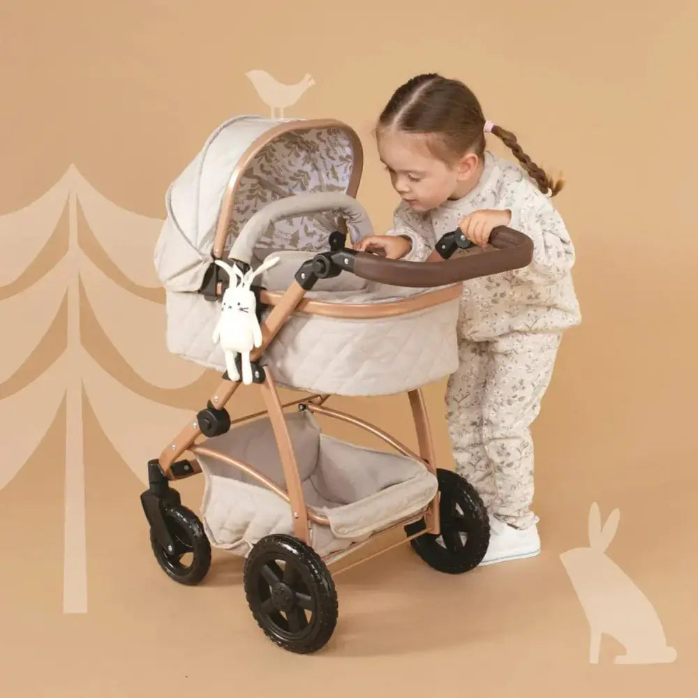 Cosatto Wow 3 in 1 Dolls Pram with Rain cover - Whisper Cosatto