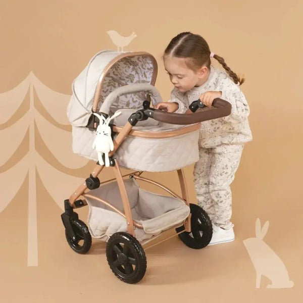 Cosatto Wow 3 in 1 Dolls Pram with Rain cover - Whisper Cosatto