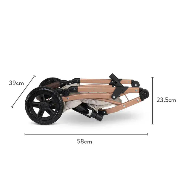 Cosatto Wow 3 in 1 Dolls Pram with Rain cover - Whisper Cosatto
