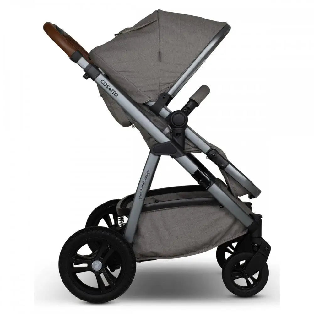 Cosatto Wow 3 Rotate Bundle – Bobtail | Travel System with Carrycot + Acorn 2 i-Size Car Seat & Rotating Base General Cosatto