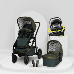 Cosatto Wow 3 Rotate Bundle – Bureau | Travel System with Carrycot + Acorn 2 i-Size Car Seat & Rotating Base Cosatto