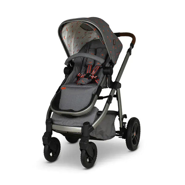 Cosatto Wow 3 Rotate Bundle – Camille | Travel System with Carrycot + Acorn 2 i-Size Car Seat & Rotating Base Cosatto